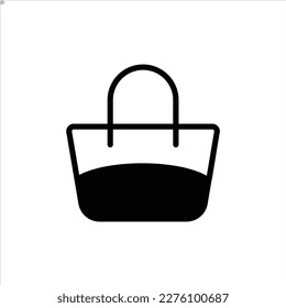 icono de bolsa con vektor aislado y fondo transparente.