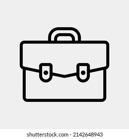 Bag icon in line style, use for website mobile app presentation