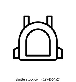 bag icon line line style vector for your web, mobile app logo UI design