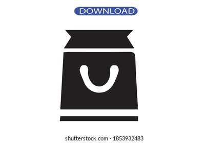 bag icon or logo isolated sign symbol vector illustration - high quality black style vector icons.