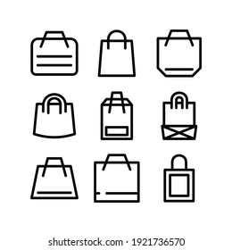 bag icon or logo isolated sign symbol vector illustration - Collection of high quality black style vector icons
