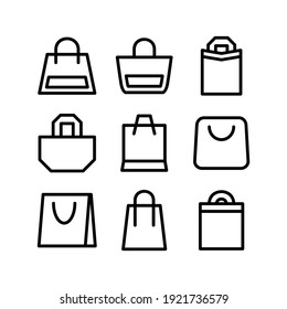 bag icon or logo isolated sign symbol vector illustration - Collection of high quality black style vector icons
