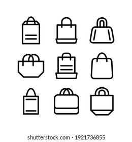 bag icon or logo isolated sign symbol vector illustration - Collection of high quality black style vector icons
