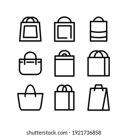 bag icon or logo isolated sign symbol vector illustration - Collection of high quality black style vector icons
