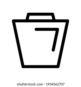 bag icon or logo isolated sign symbol vector illustration - high quality black style vector icons

