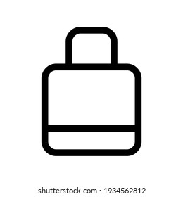 bag icon or logo isolated sign symbol vector illustration - high quality black style vector icons
