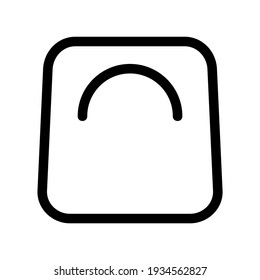 bag icon or logo isolated sign symbol vector illustration - high quality black style vector icons
