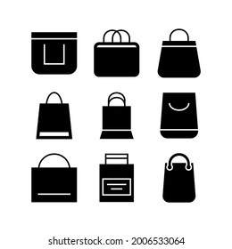 bag icon or logo isolated sign symbol vector illustration - Collection of high quality black style vector icons
