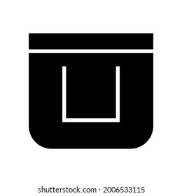 bag icon or logo isolated sign symbol vector illustration - high quality black style vector icons
