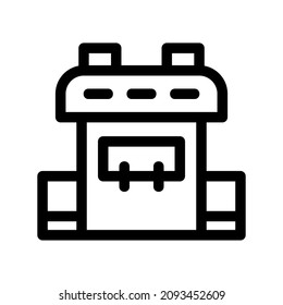 bag icon or logo isolated sign symbol vector illustration - high quality black style vector icons
