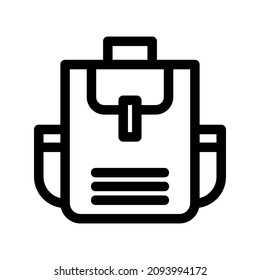 bag icon or logo isolated sign symbol vector illustration - high quality black style vector icons
