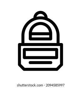 bag icon or logo isolated sign symbol vector illustration - high quality black style vector icons
