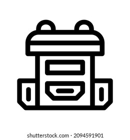 bag icon or logo isolated sign symbol vector illustration - high quality black style vector icons
