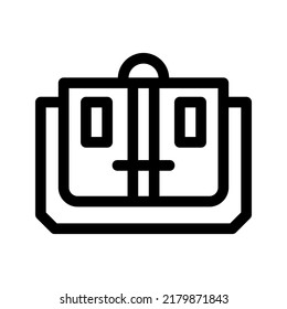 bag icon or logo isolated sign symbol vector illustration - high quality black style vector icons
