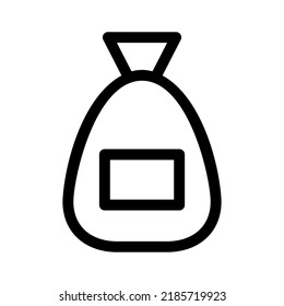 bag icon or logo isolated sign symbol vector illustration - high quality black style vector icons
