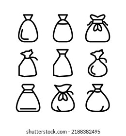 bag icon or logo isolated sign symbol vector illustration - Collection of high quality black style vector icons
