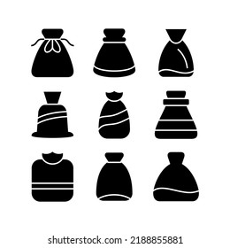 bag icon or logo isolated sign symbol vector illustration - high quality black style vector icons
