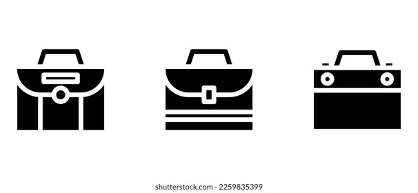 bag icon or logo isolated sign symbol vector illustration - high quality black style vector icons