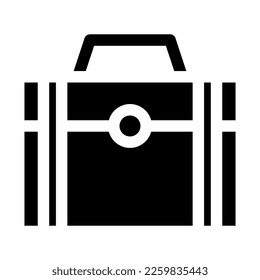 bag icon or logo isolated sign symbol vector illustration - high quality black style vector icons
