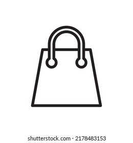bag icon logo template. shopping bag icon