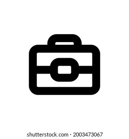 icono de bolsa o logotipo e ilustración de vectores aislados en un fondo blanco. Calidad premium para aplicaciones móviles, interfaz de usuario, presentación y sitio web. icono de píxel perfecto