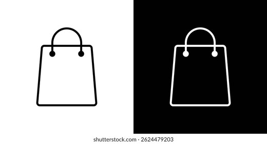 Bag icon. Logotype vector set