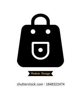 icono de bolso con un diseño moderno. ilustración vectorial