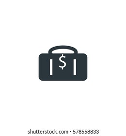 Bag icon. Money bag vector