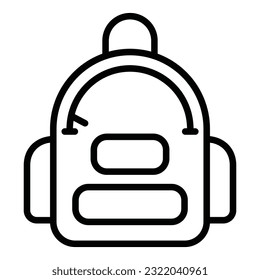 Bag icon on transparent background