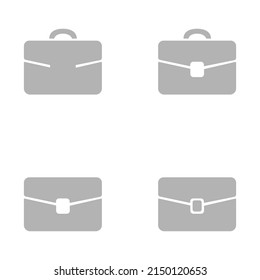 bag icon on a white background, vector illustration