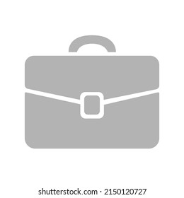 icono de bolsa en fondo blanco, ilustración vectorial