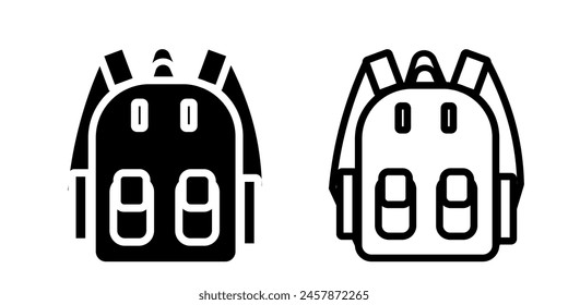 Icono de bolsa sobre fondo blanco
