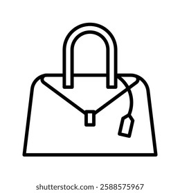 Bag icon on white background