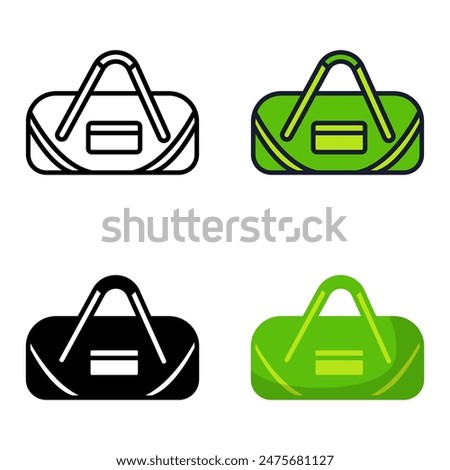 The Bag icon represents a container used to carry and protect sports equipment and personal items.