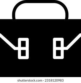 The bag icon represents a symbol of mobility and convenience, perfect for e-commerce websites or online marketplaces