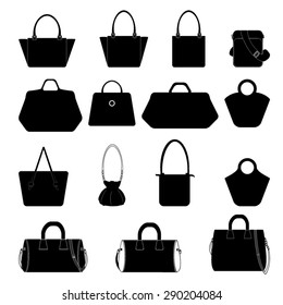 Bag. Icon set
