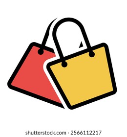 Bag icon set. Vector illustration.