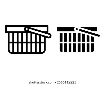 Bag icon set. Vector illustration.