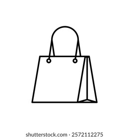 Bag icon set. Vector illustration.