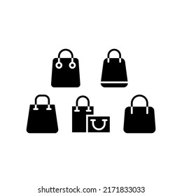 Bag Icon Set Vector Symbol Design Illustration