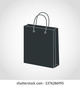 Bag icon. Shopping.