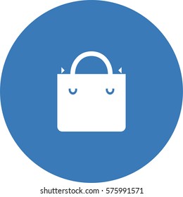 Bag icon. Shopping vector.