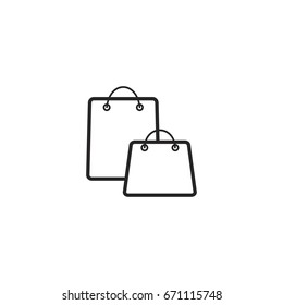 bag icon. sign design