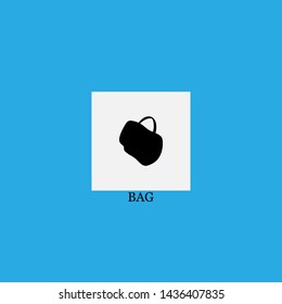 bag icon sign signifier vector