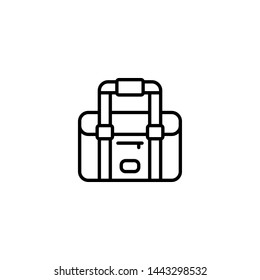 bag icon sign signifier vector