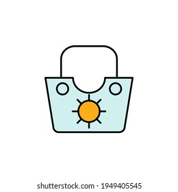 bag icon. Signs and symbols can be used for web, logo, mobile app, UI, UX