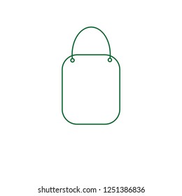 Bag Icon, simple line style.