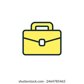 Bag icon. Simple vector illustration.