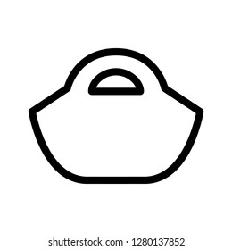 Bag icon. Single high quality bag related icon. Isolated bag symbols in white background. Graphic icons element