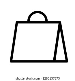Bag icon. Single high quality bag related icon. Isolated bag symbols in white background. Graphic icons element